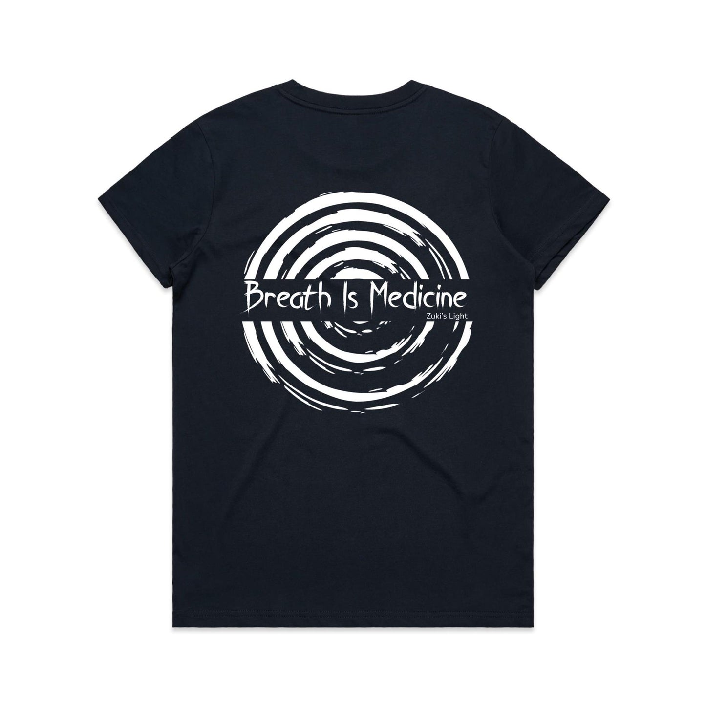 Breath Is Medicine (Back Design Only) AS Colour Women's Maple Tee
