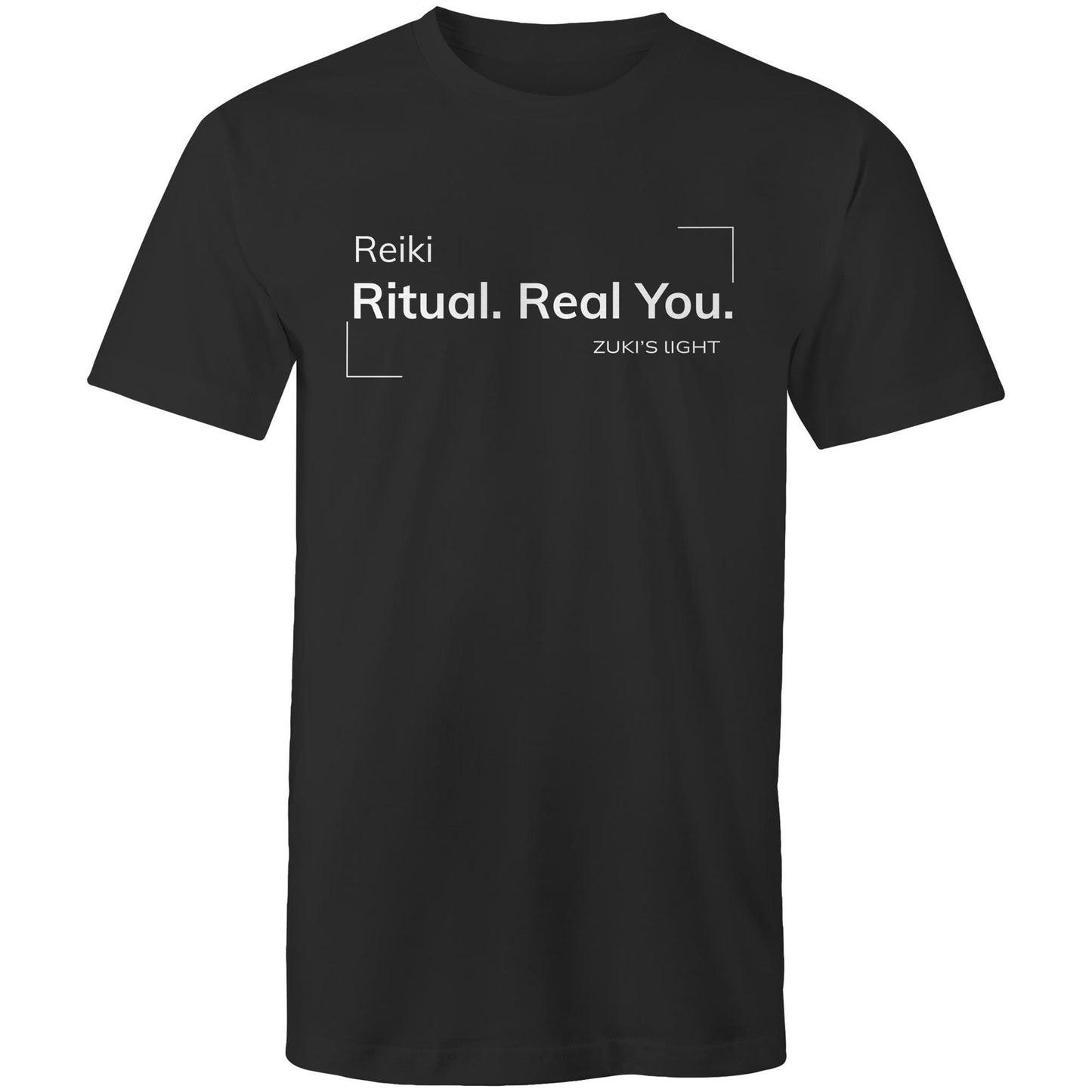 Reiki. Ritual. Real you- Zuki's Light Branded AS Colour Staple - Mens T-Shirt