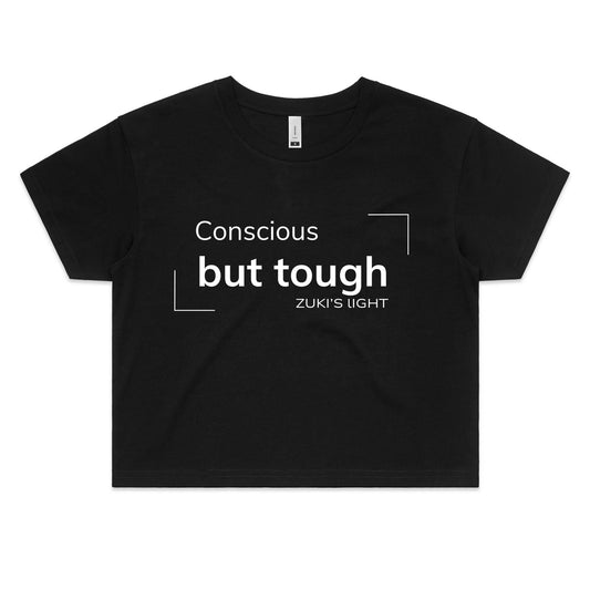 Conscious but tough - Zuki's Light Branded AS Colour - Women's Crop Tee