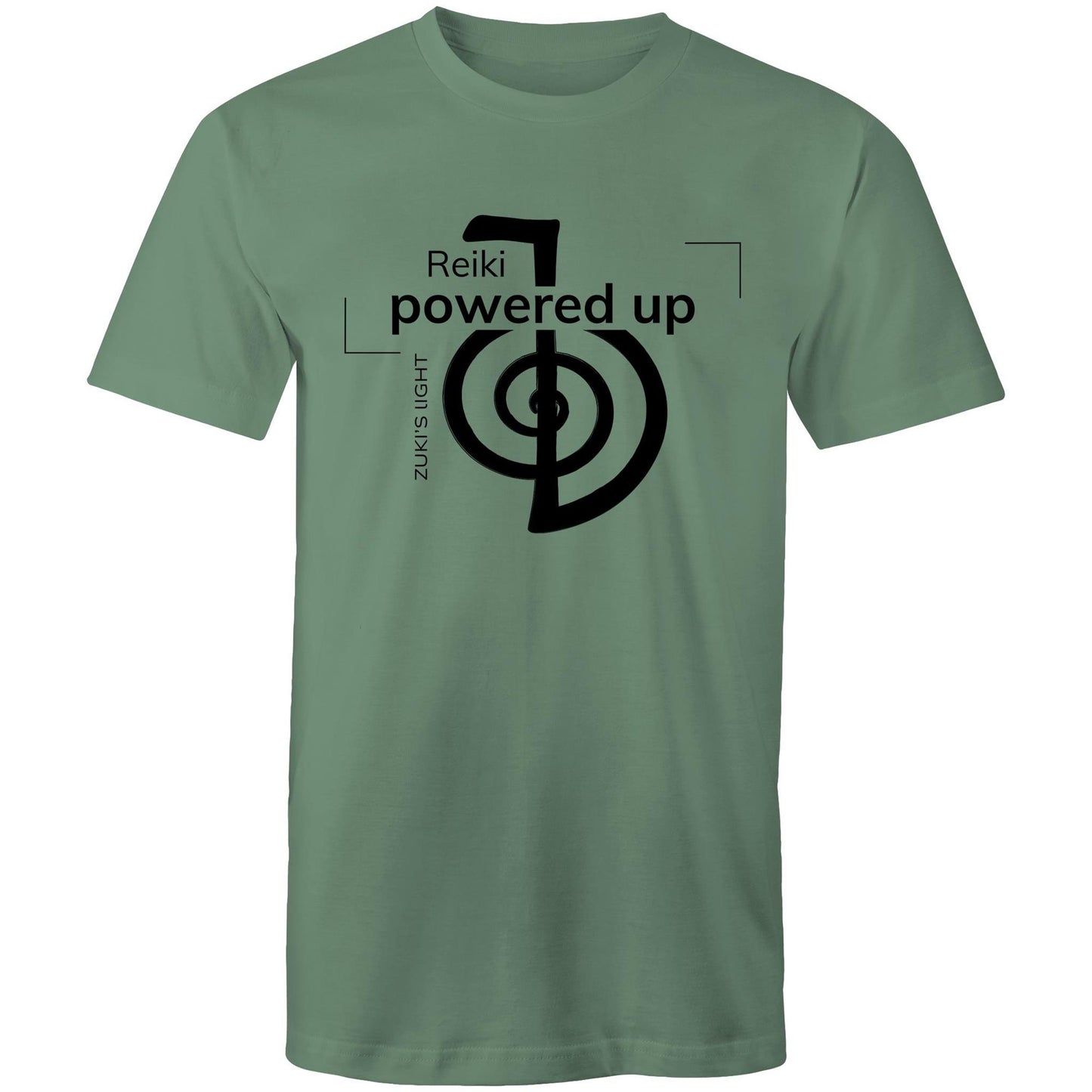 Reiki- Powered up- Zuki's Light Branded- AS Colour Staple - Mens T-Shirt