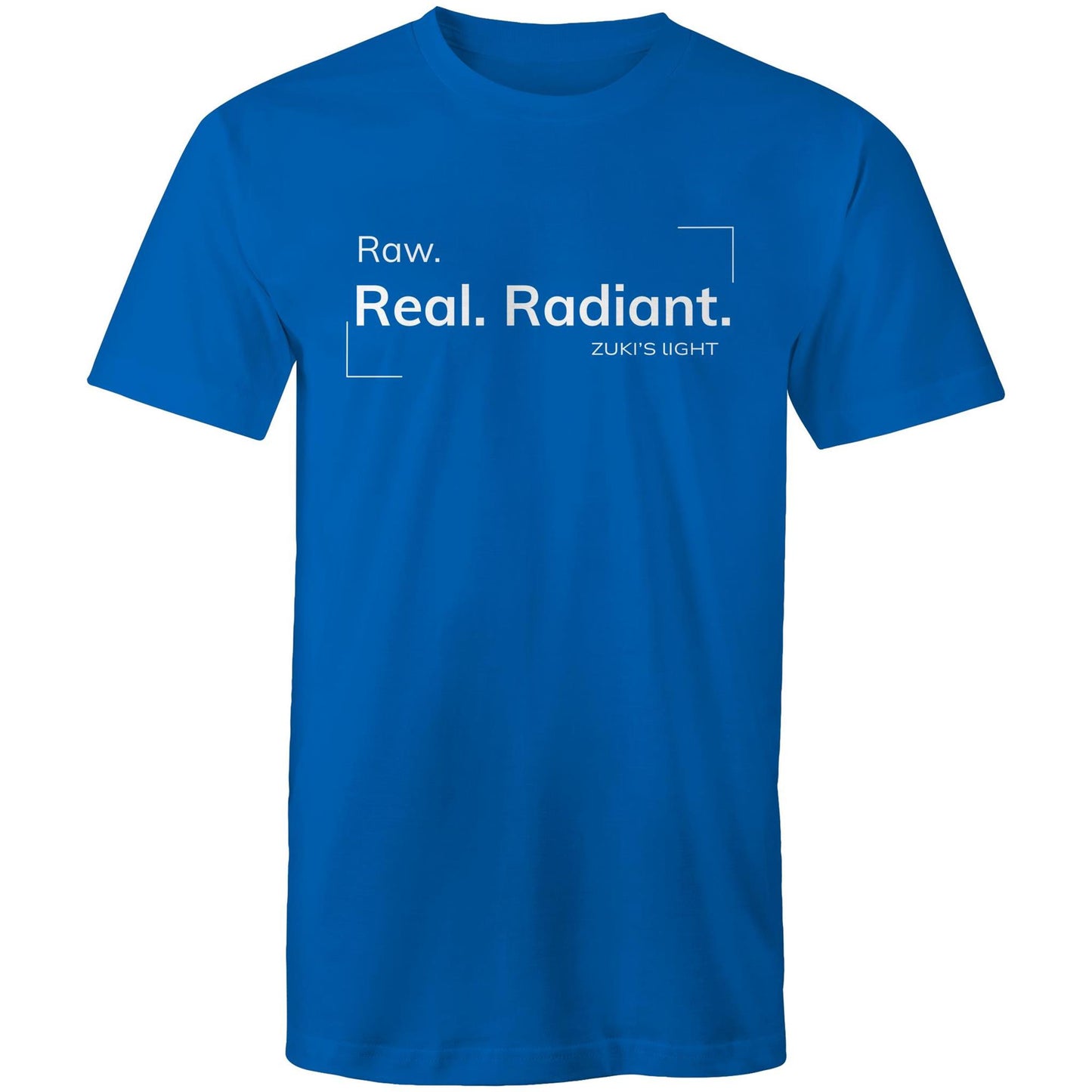 Raw. Real. Radiant- Zuki's Light Branded AS Colour Staple - Mens T-Shirt