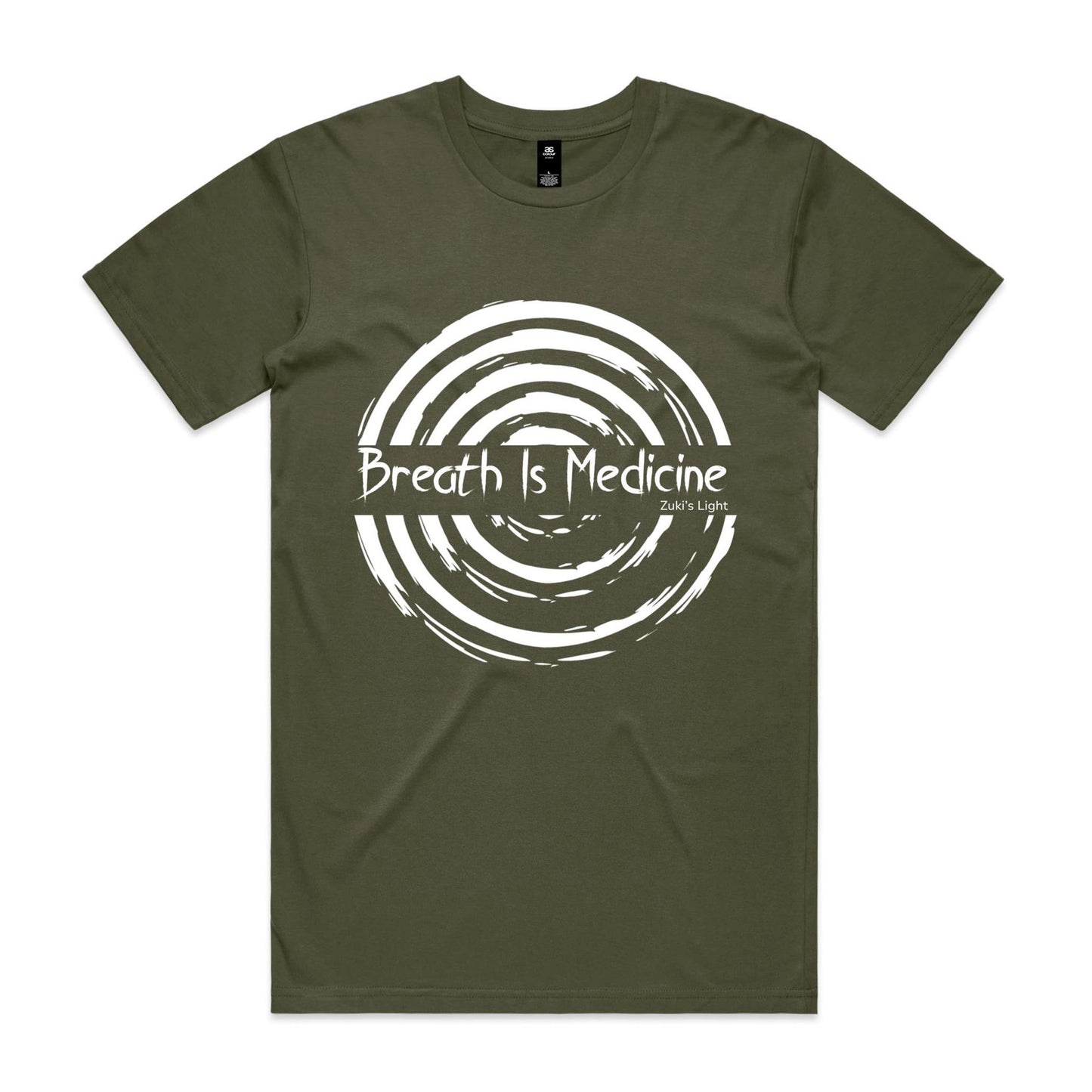 Breath Is Medicine (front design only) - AS Colour Staple Tee