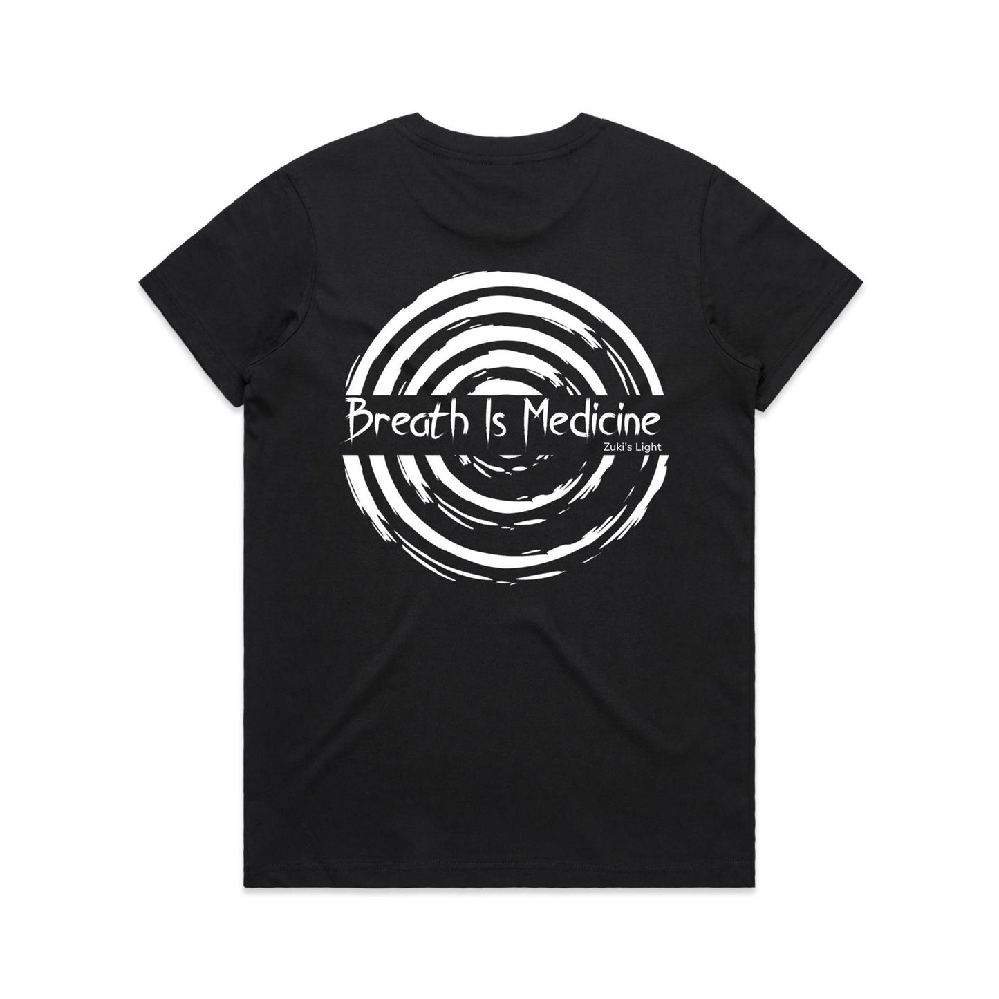 Breath Is Medicine (Back Design Only) AS Colour Women's Maple Tee