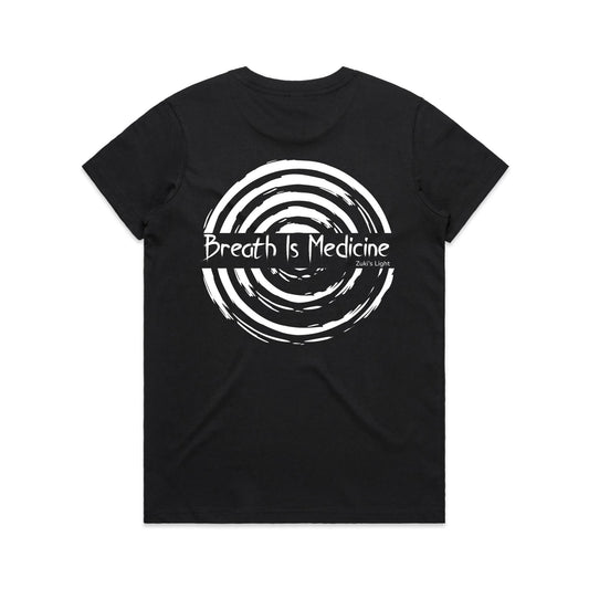 Breath Is Medicine (Back Design Only) AS Colour Women's Maple Tee