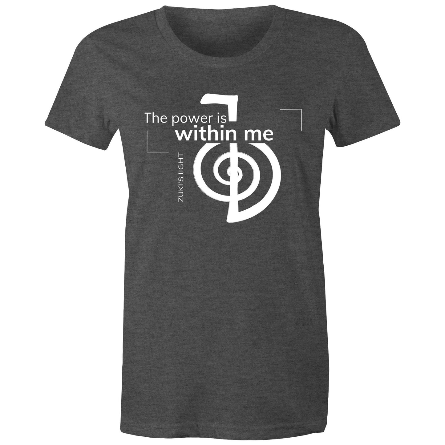 The power is within me- Zuki's Light Branded AS Colour - Women's Maple Tee