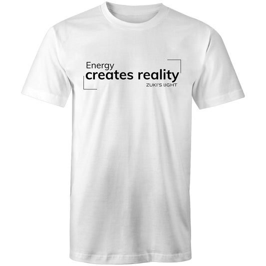 Energy creates reality- Zuki's Light Branded - AS Colour Staple - Mens T-Shirt