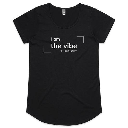 I am the vibe - Zuki's Light Branded- AS Colour Mali - Womens Scoop Neck T-Shirt