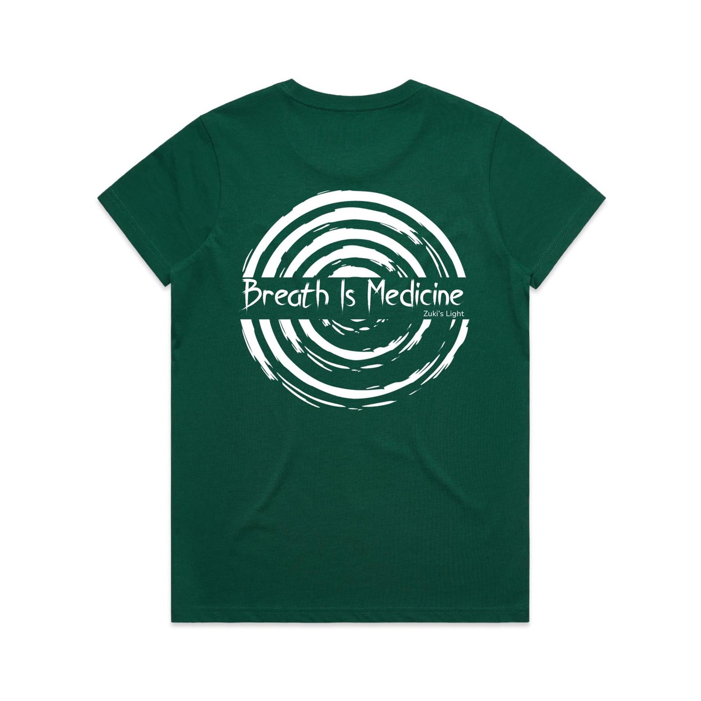 Breath Is Medicine (Back Design Only) AS Colour Women's Maple Tee