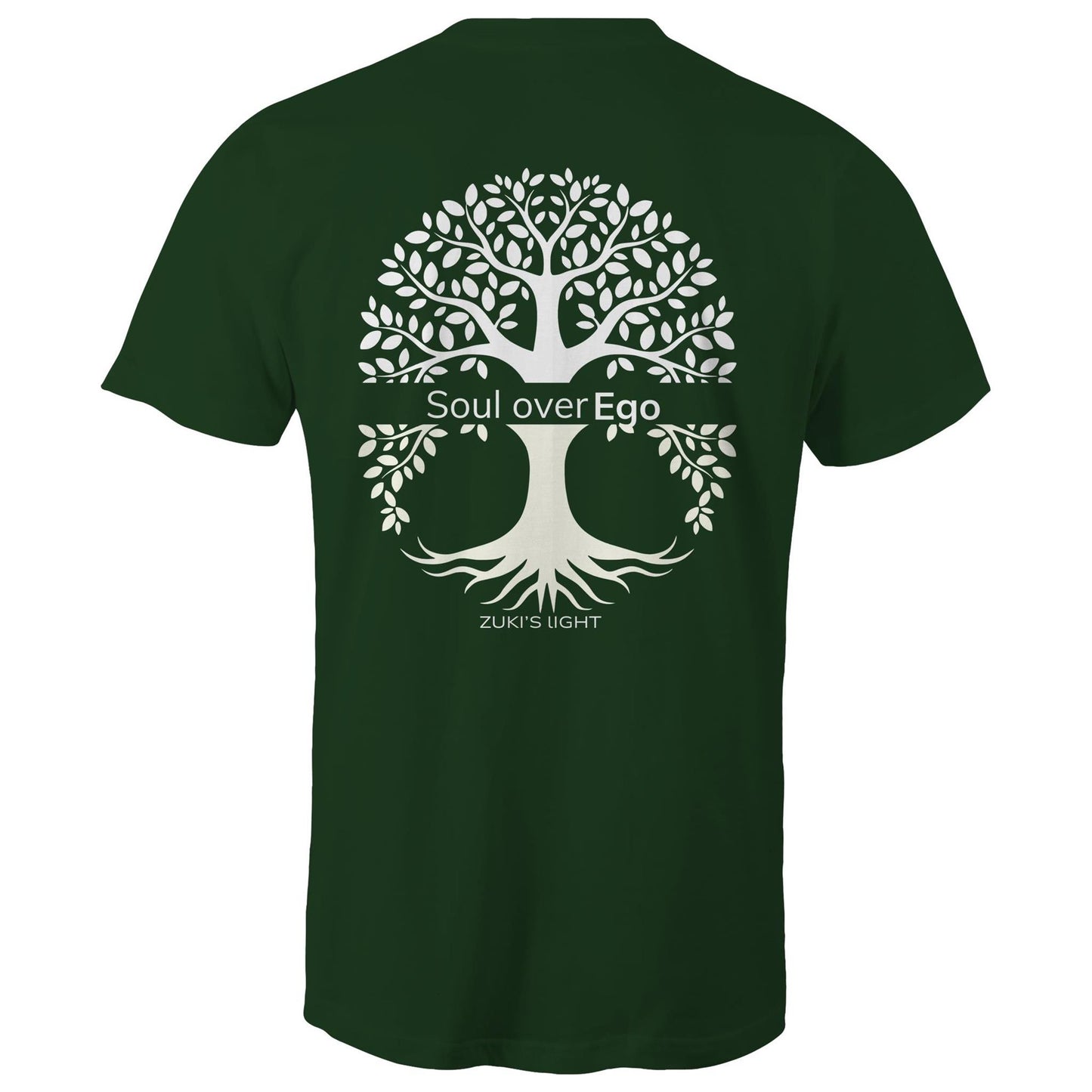 Soul over ego (back design only) Zuki's Light Branded AS Colour Staple - Mens T-Shirt
