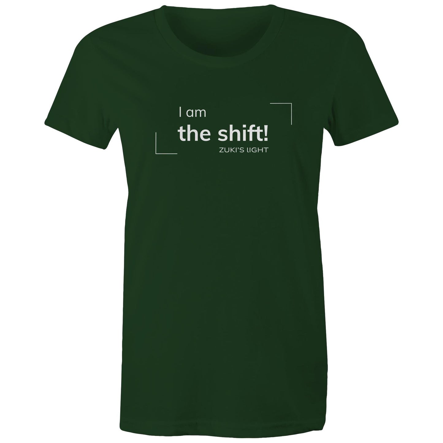 I am the shift- Zuki's Light Branded AS Colour - Women's Maple Tee