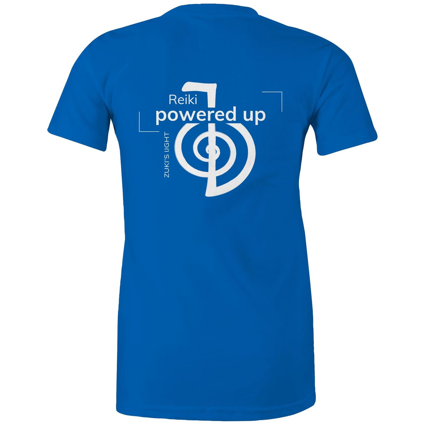 Reiki- Powered Up (back design only) Zuki's Light Branded AS Colour - Women's Maple Tee
