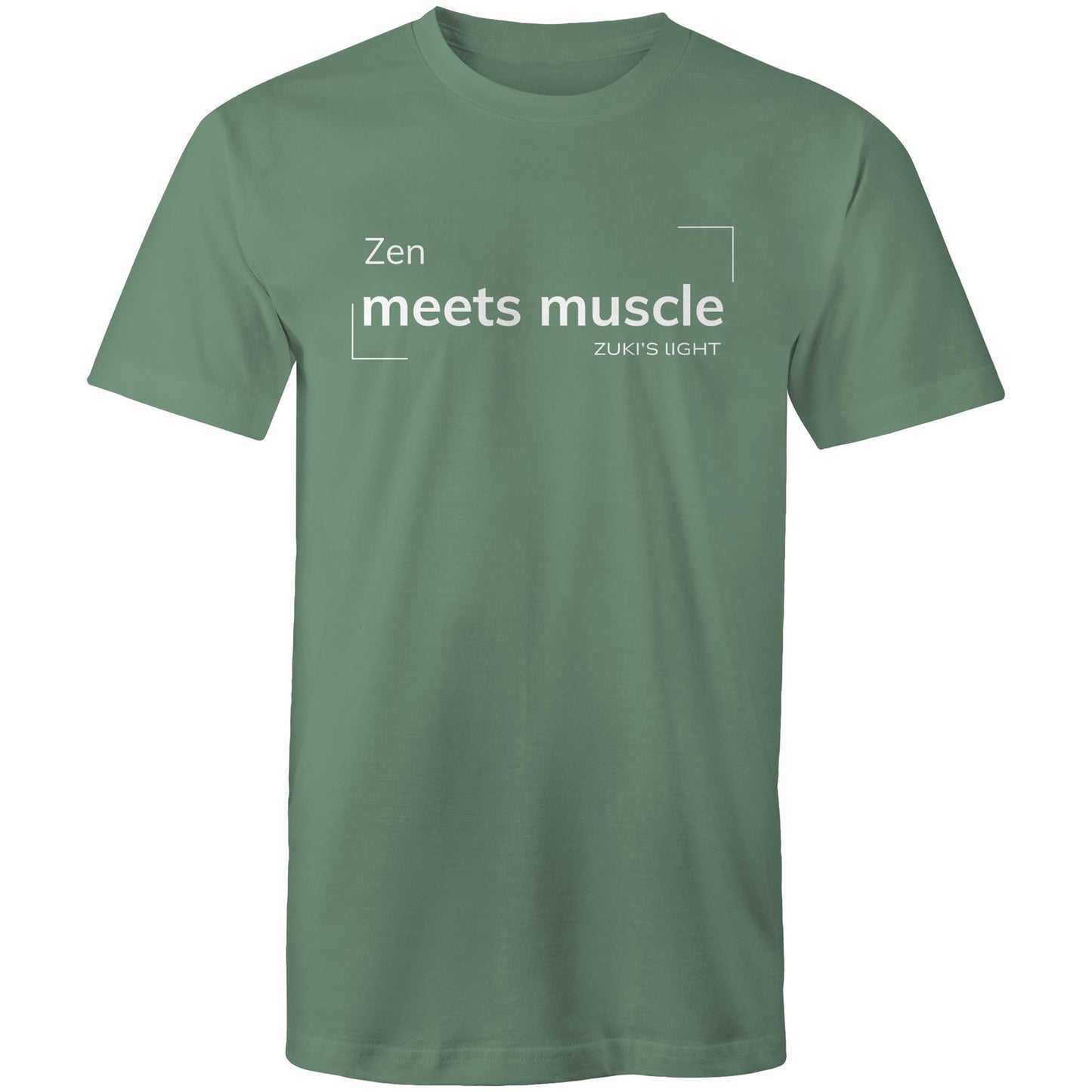 Zen meets muscle- Zuki's Light Branded AS Colour Staple - Mens T-Shirt
