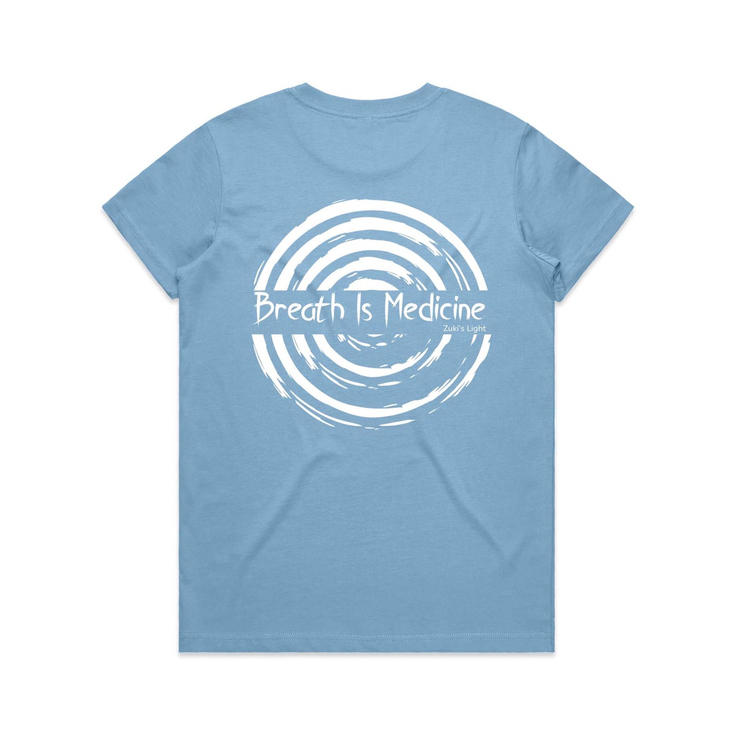 Breath Is Medicine (Back Design Only) AS Colour Women's Maple Tee