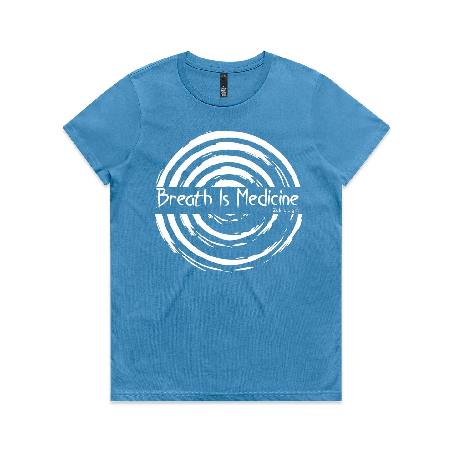 Breath Is Medicine (Front Design Only) AS Colour Women's Maple Tee