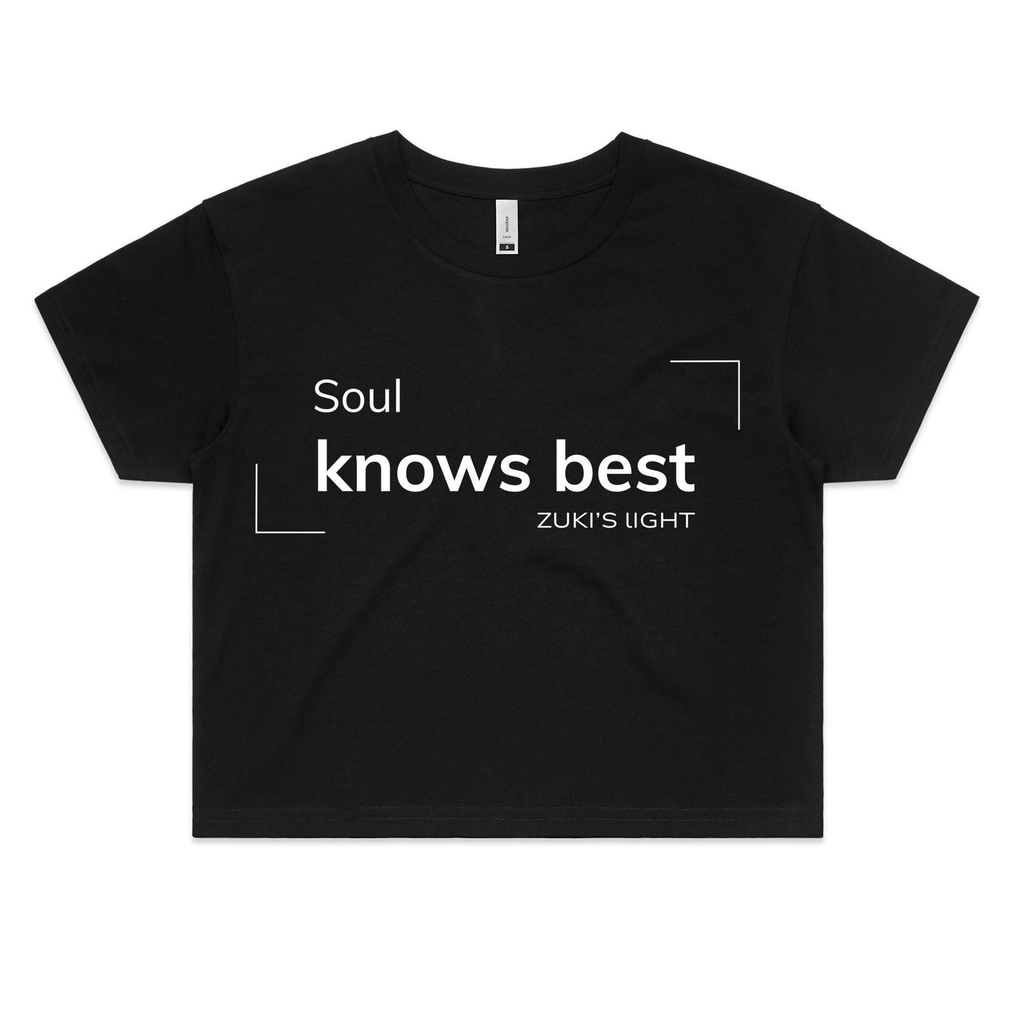 Soul knows best- Zuki's Light Branded- AS Colour - Women's Crop Tee