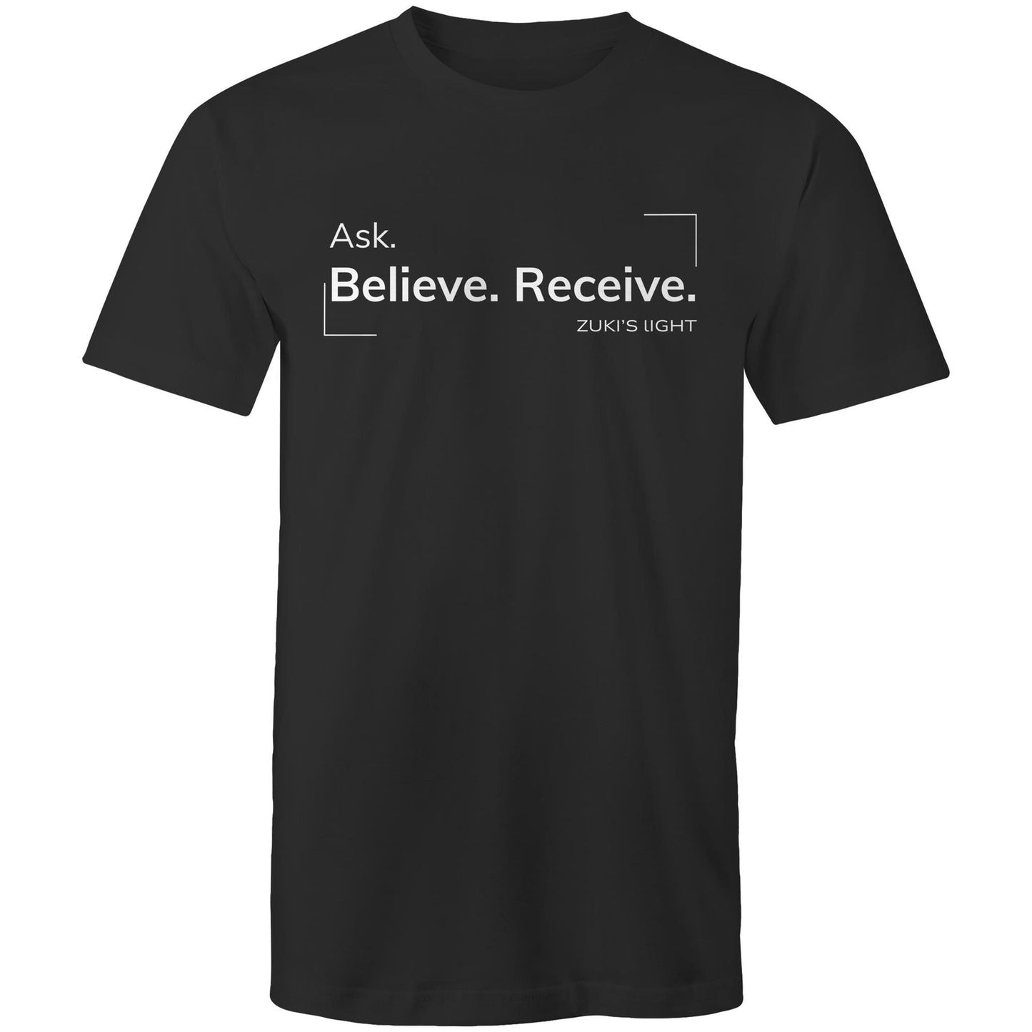 Ask believe, receive - Zuki's Light Branded - AS Colour Staple - Mens T-Shirt