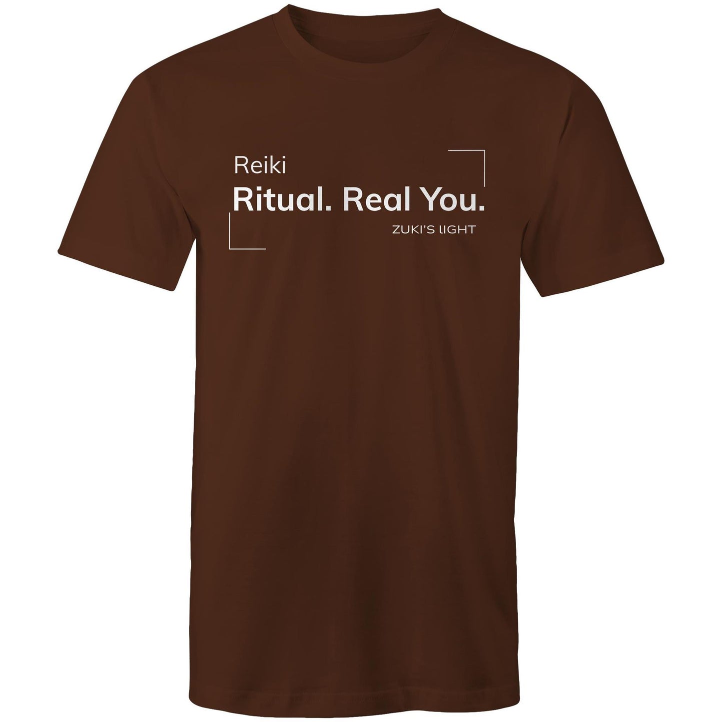 Reiki. Ritual. Real you- Zuki's Light Branded AS Colour Staple - Mens T-Shirt