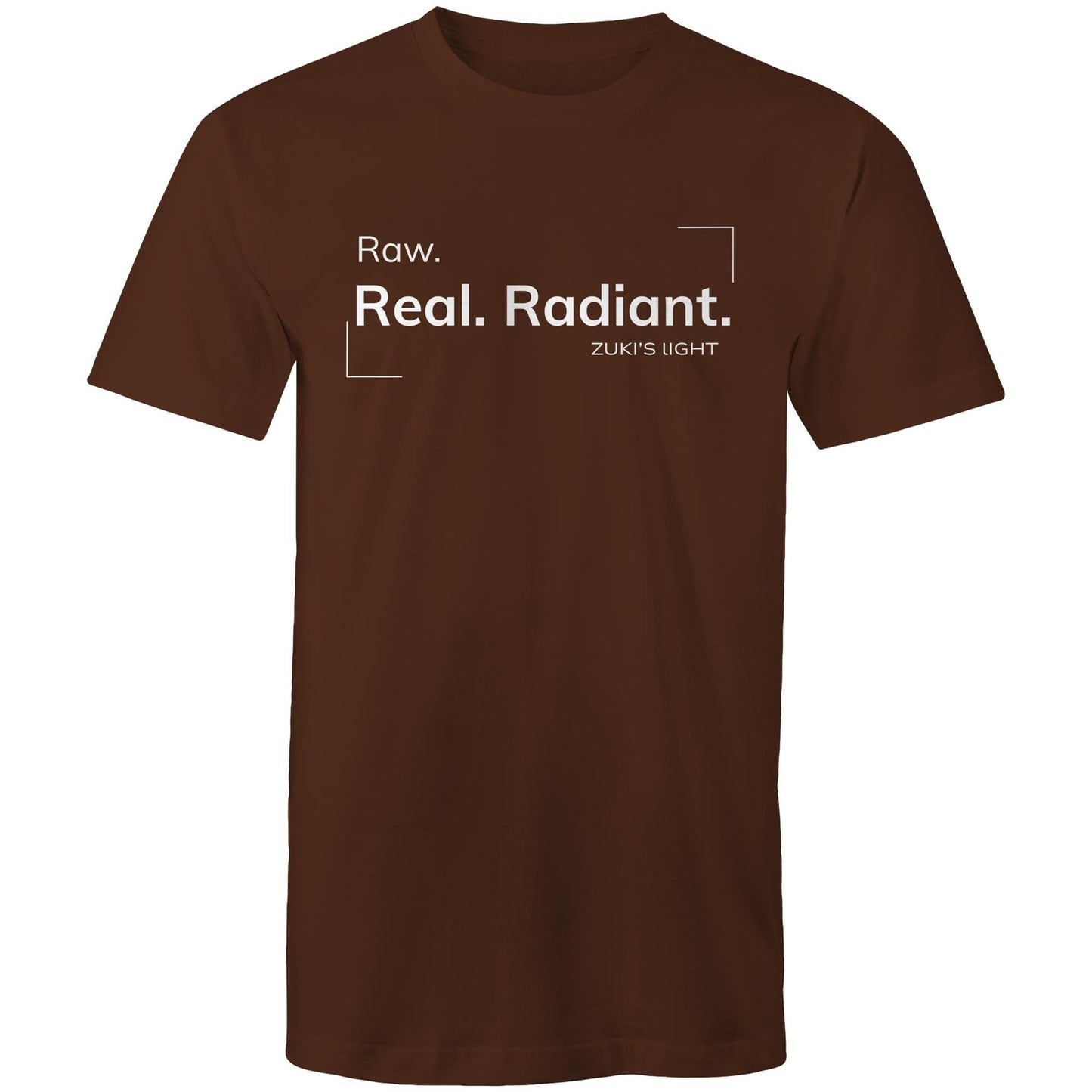 Raw. Real. Radiant- Zuki's Light Branded AS Colour Staple - Mens T-Shirt