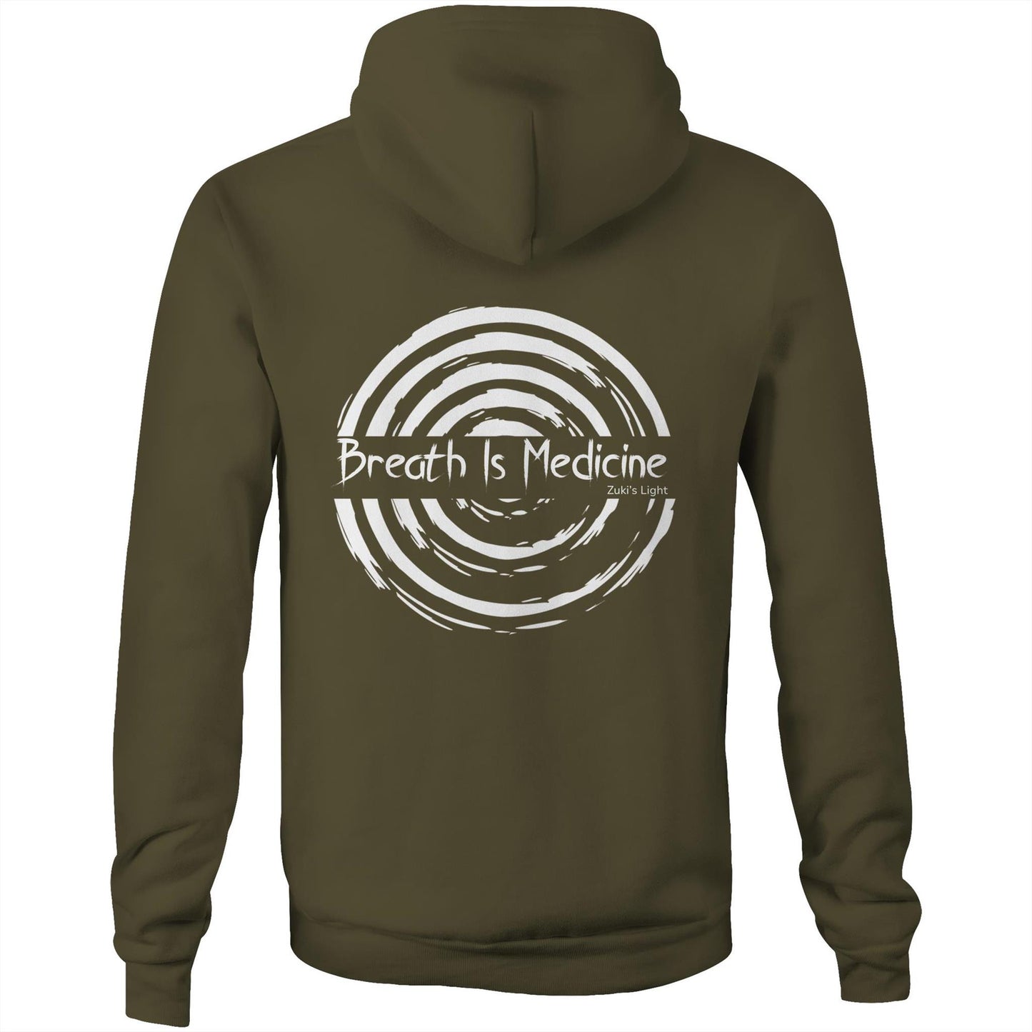 Breath Is Medicine (Back Design Only) - AS Colour - Stencil Hood