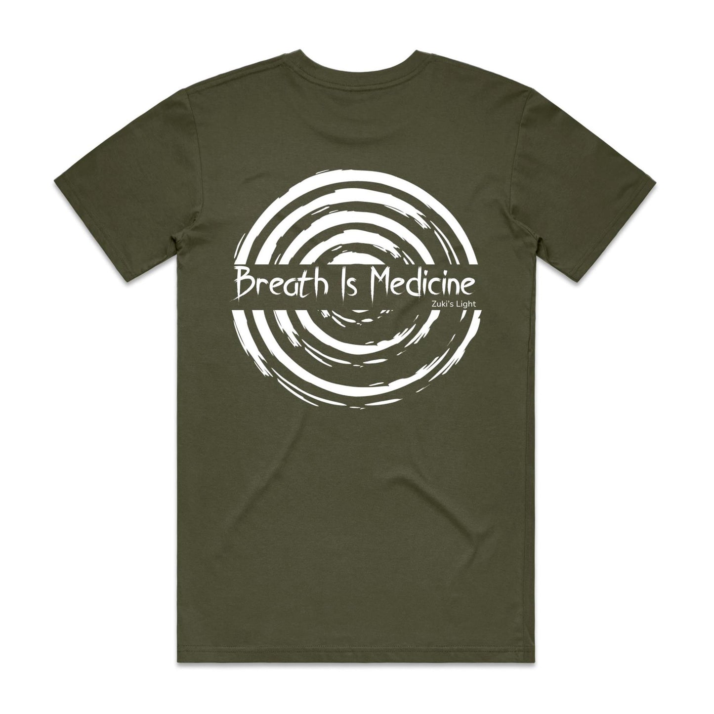 Breath Is Medicine (Back Design Only) -AS Colour Staple Tee
