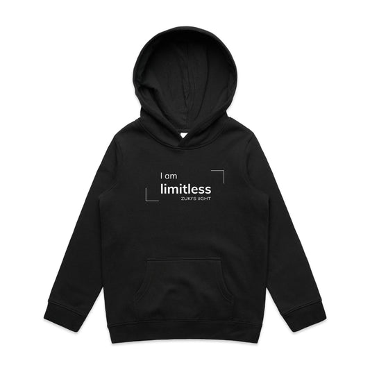 I am limitless- Zuki's Light Branded AS Colour - Youth Supply Hood