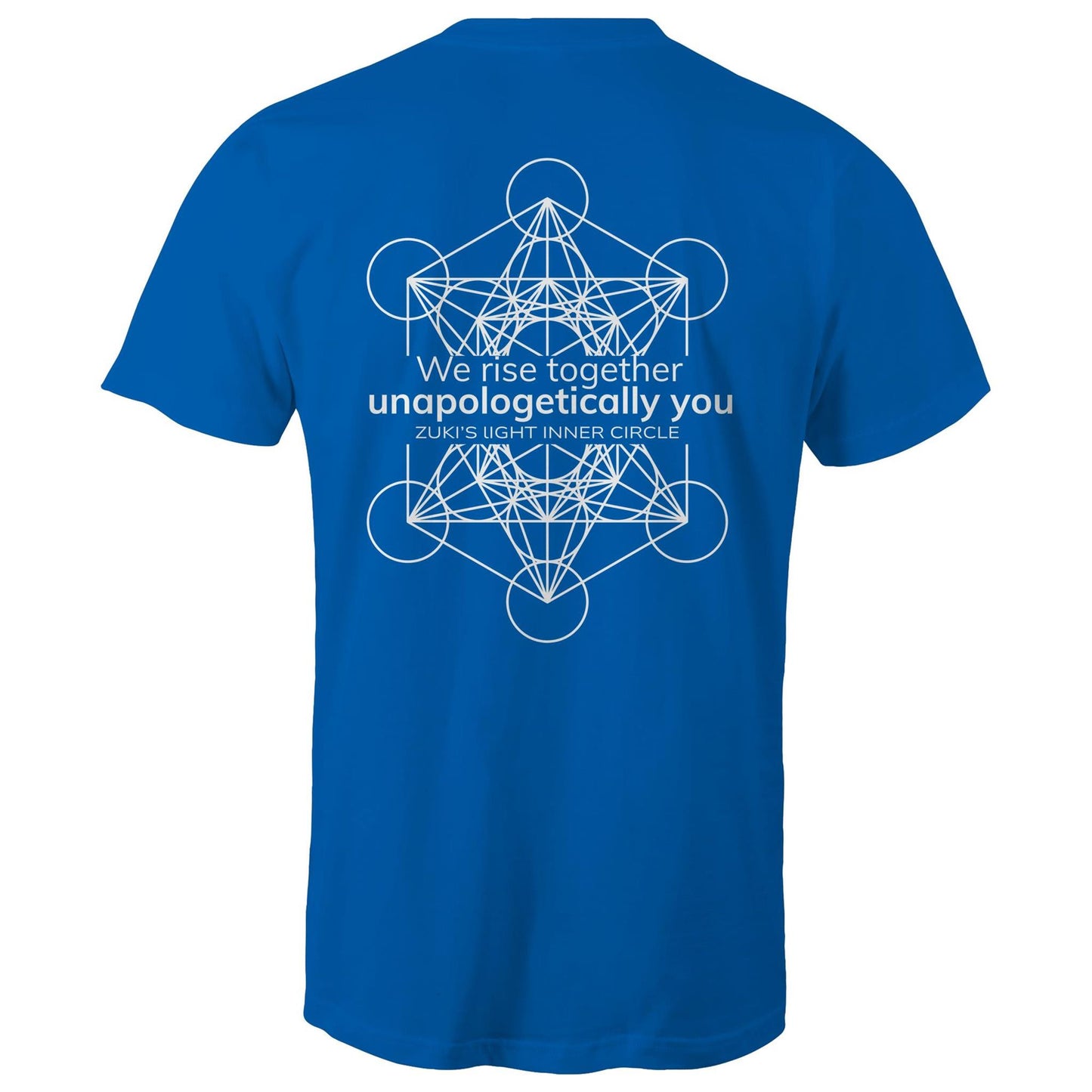 We rise together- Unapologetically you Metatron Cube- Zuki's Light Inner Circle- AS Colour Staple - Mens T-Shirt