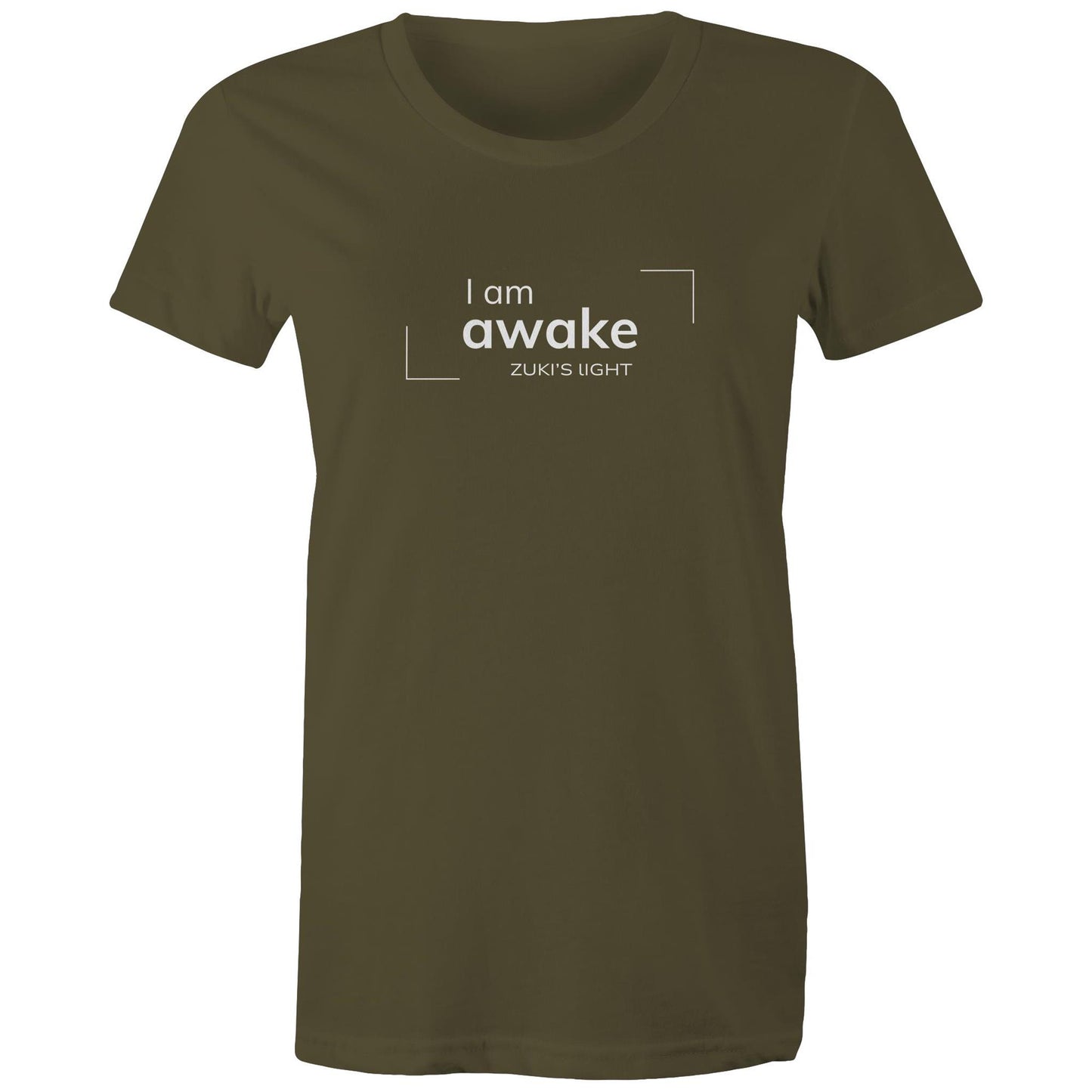 I am awake- Zuki's Light Branded AS Colour - Women's Maple Tee