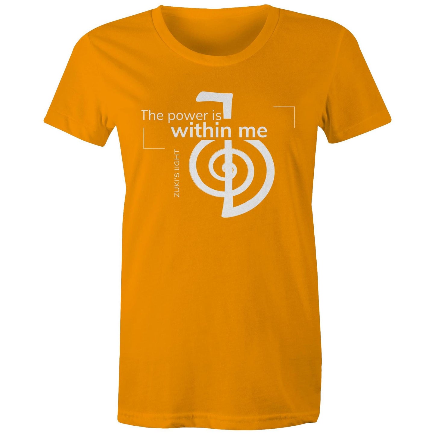 The power is within me- Zuki's Light Branded AS Colour - Women's Maple Tee