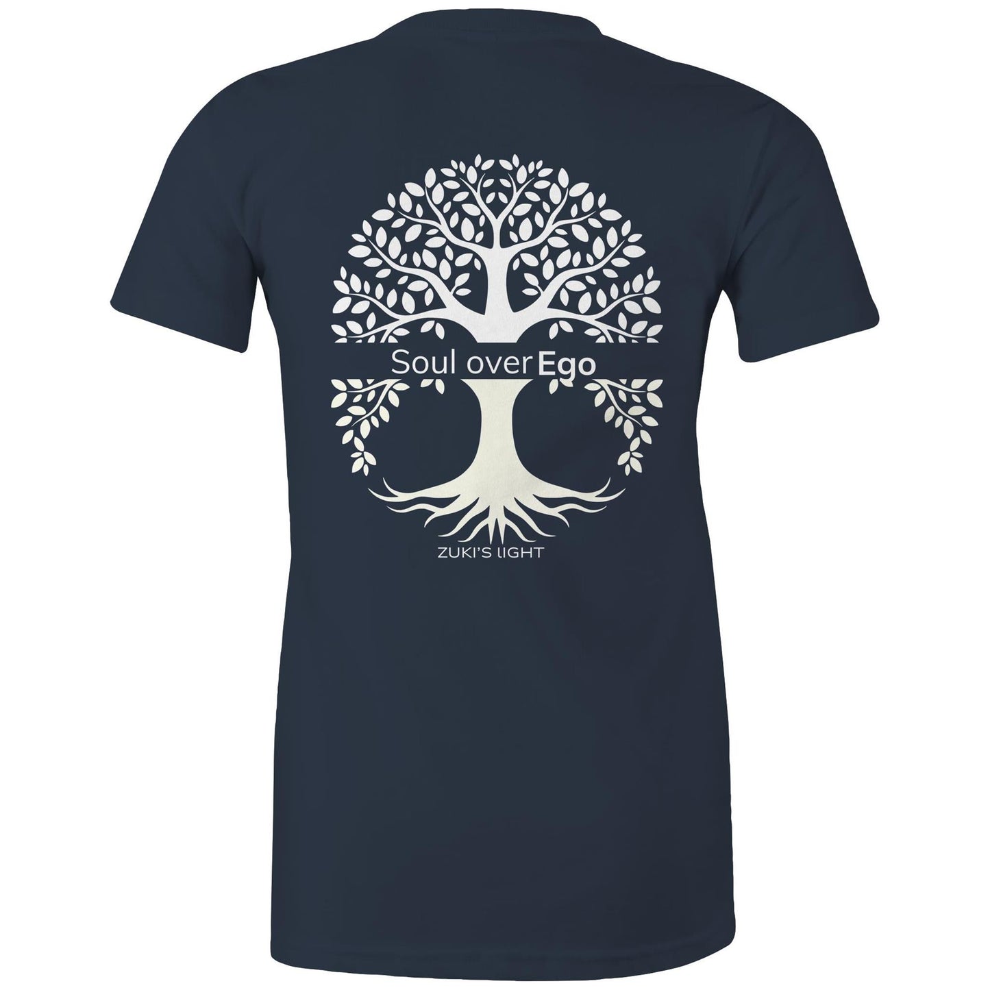Soul over ego (back design only) Zuki's Light Branded AS Colour - Women's Maple Tee
