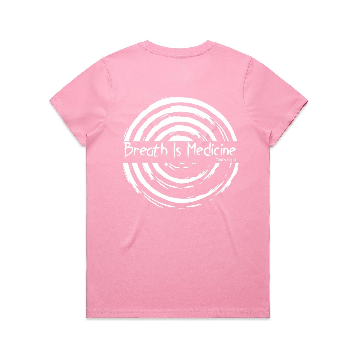 Breath Is Medicine (Back Design Only) AS Colour Women's Maple Tee