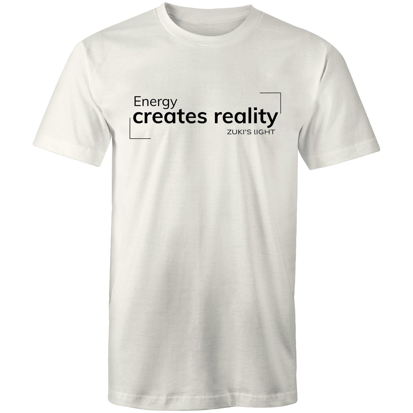 Energy creates reality- Zuki's Light Branded - AS Colour Staple - Mens T-Shirt