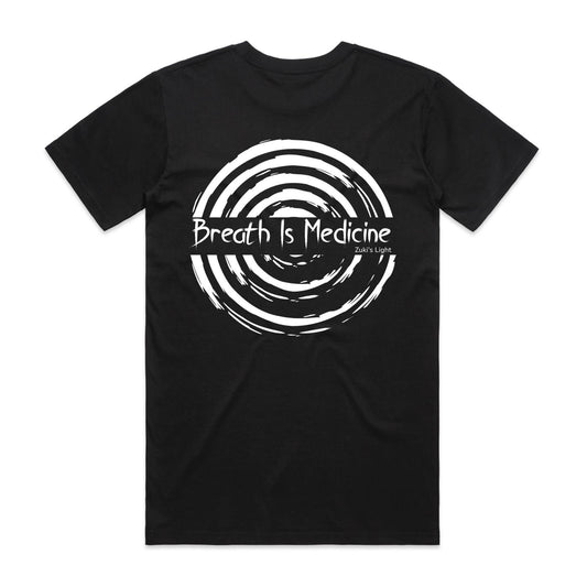 Breath Is Medicine (Back Design Only) -AS Colour Staple Tee