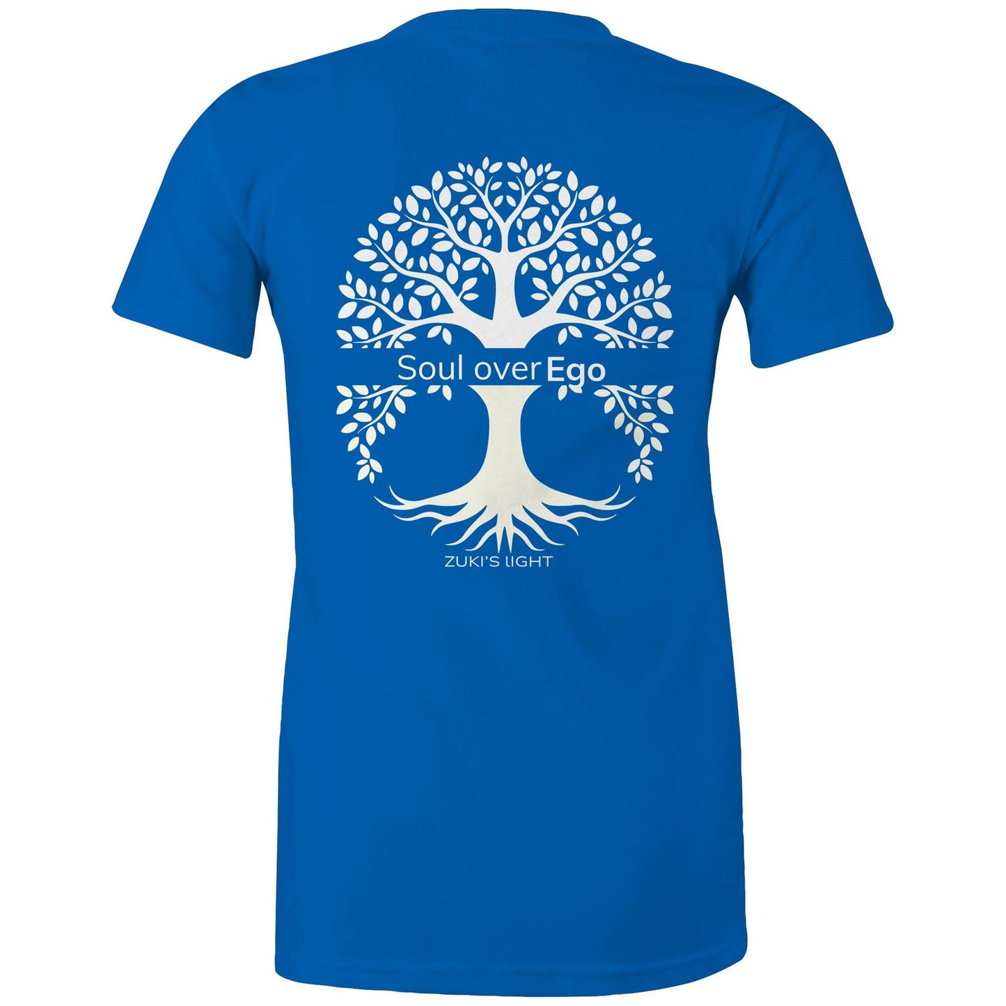 Soul over ego (back design only) Zuki's Light Branded AS Colour - Women's Maple Tee