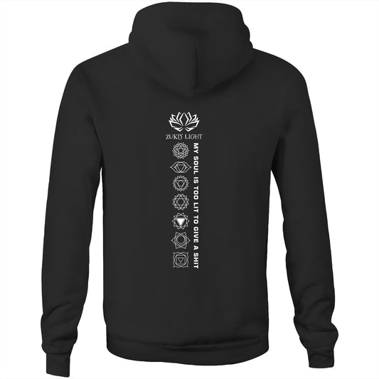Chakra AS Colour Stencil - Pocket Hoodie Sweatshirt