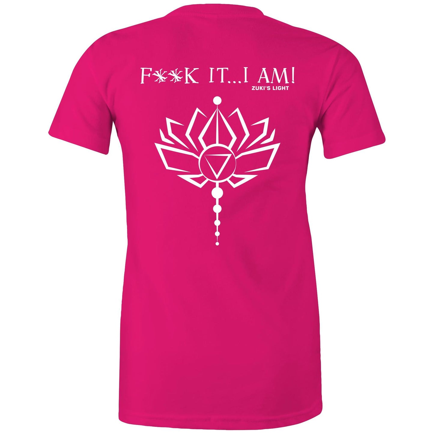 Lotus Flower- F**K It, I AM- AS Colour - Women's Maple Tee