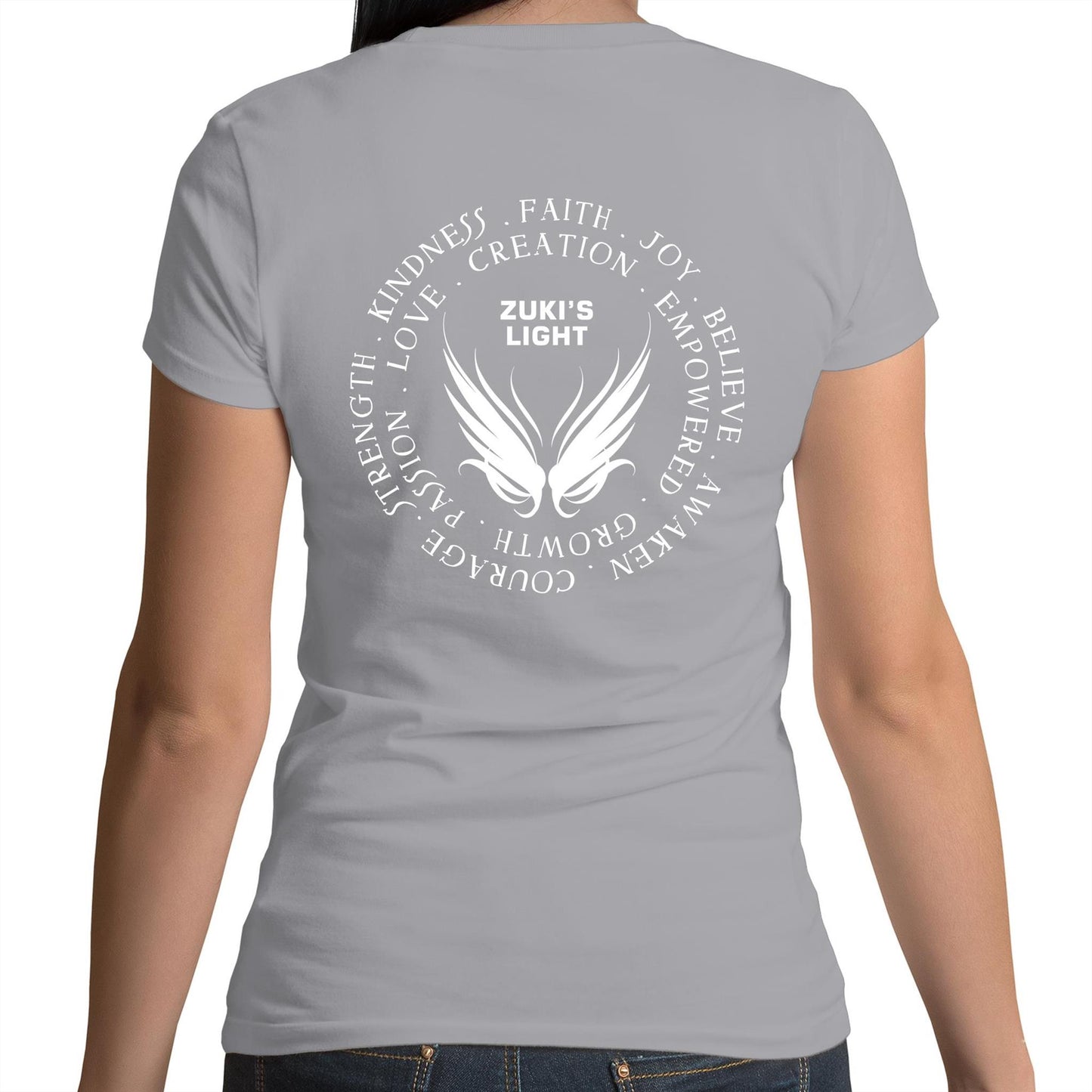 Angel Wing Inspired- AS Colour Mali - Womens Scoop Neck T-Shirt