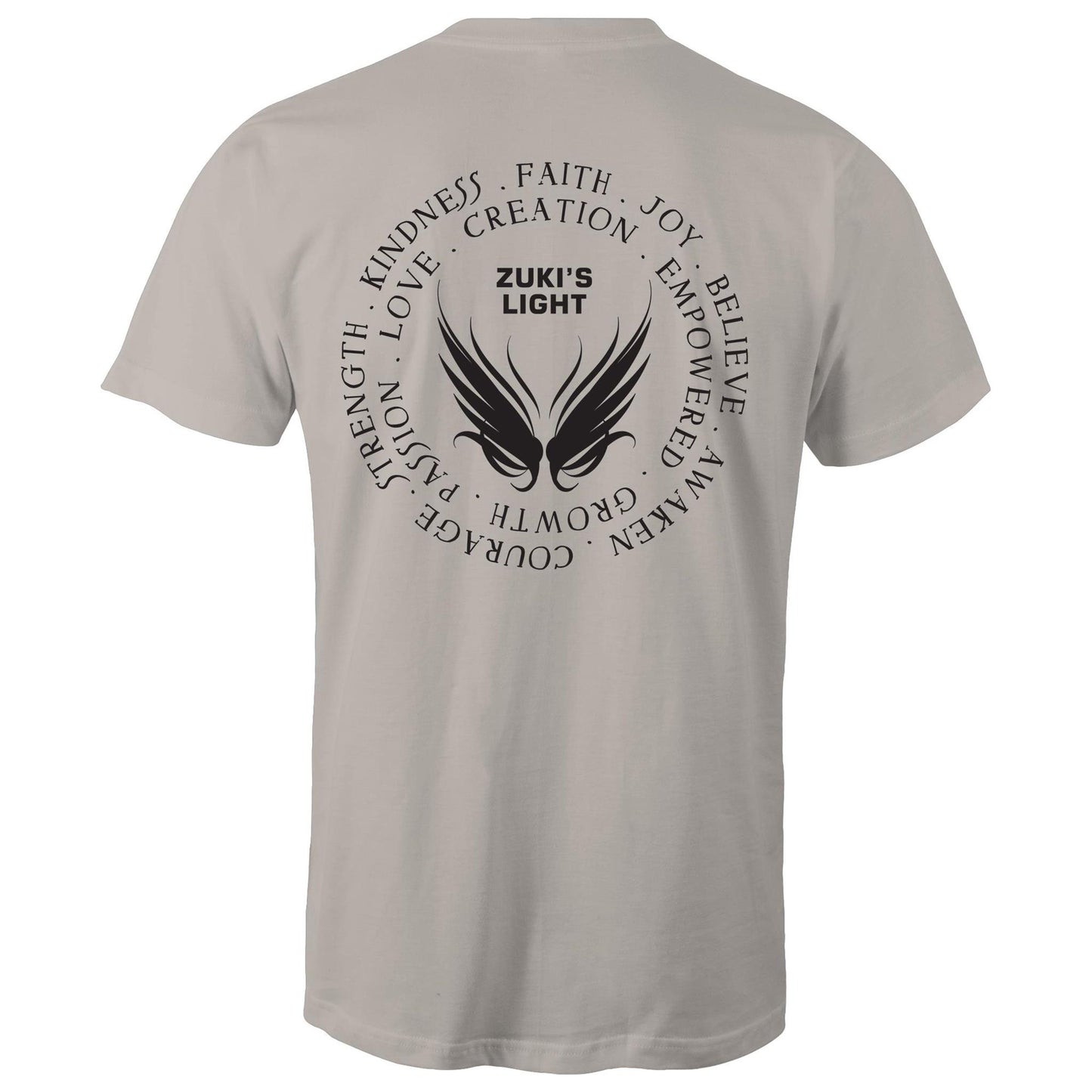 Angel Wing Inspired Words in Black Font- AS Colour Staple - Mens T-Shirt