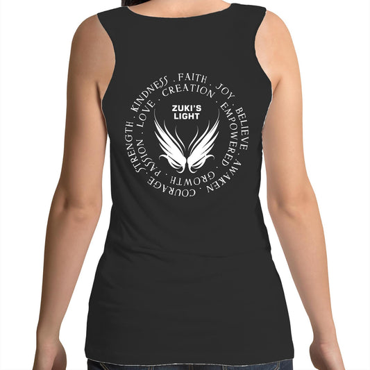 Angel Wing Inspired- AS Colour Tulip - Womens Singlet