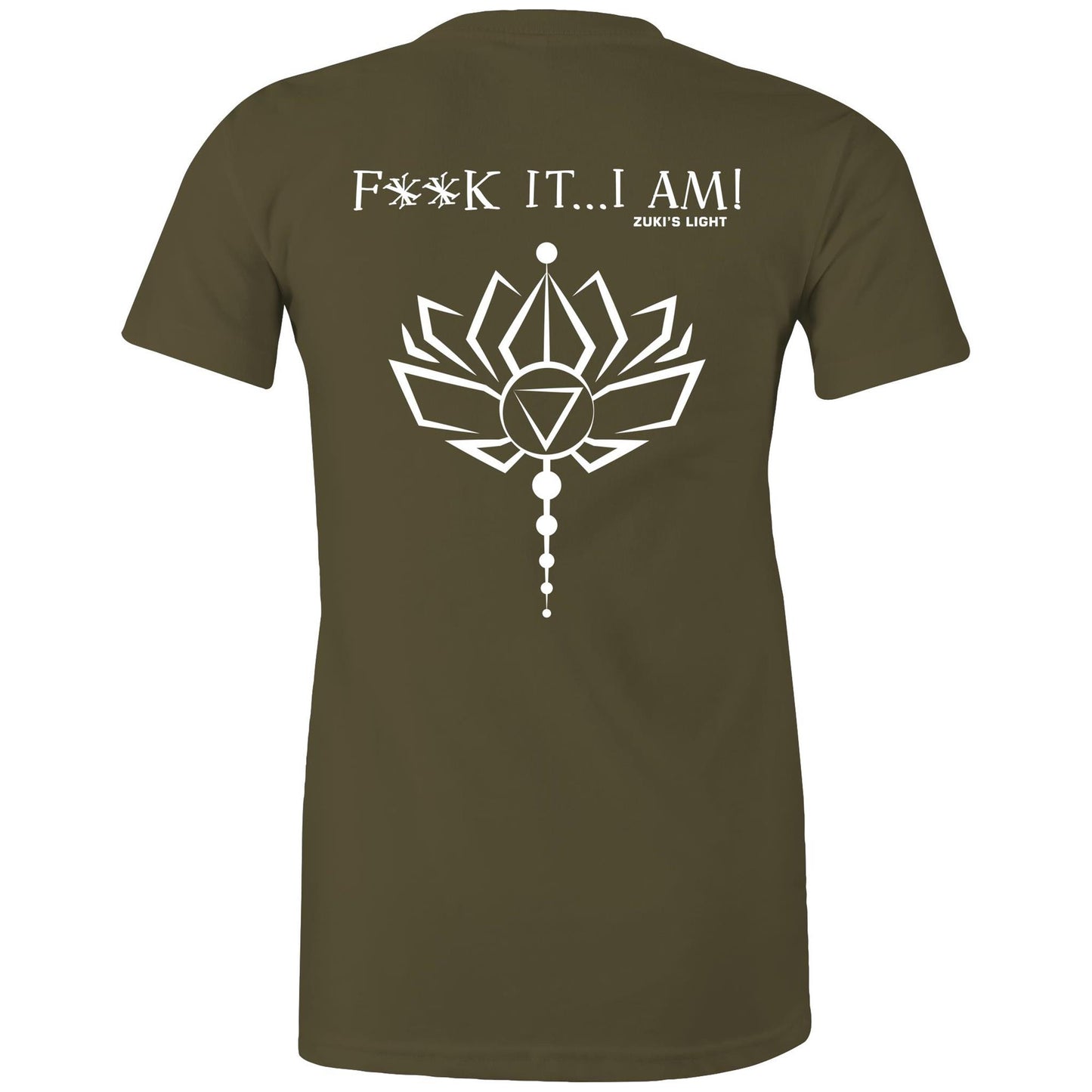 Lotus Flower- F**K It, I AM- AS Colour - Women's Maple Tee